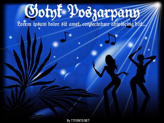 Gotyk Poszarpany example