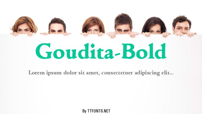 Goudita-Bold example