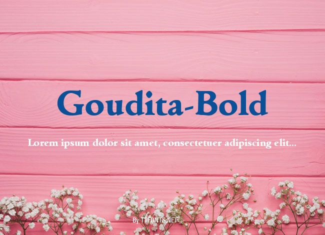 Goudita-Bold example