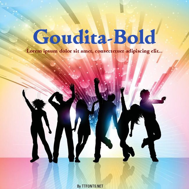 Goudita-Bold example
