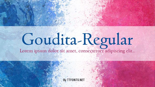 Goudita-Regular example