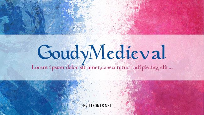 GoudyMedieval example