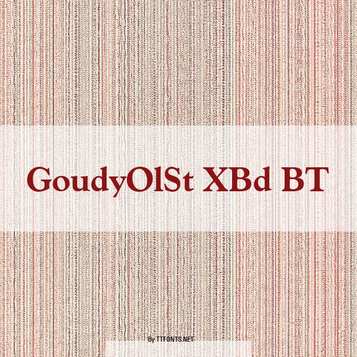 GoudyOlSt XBd BT example