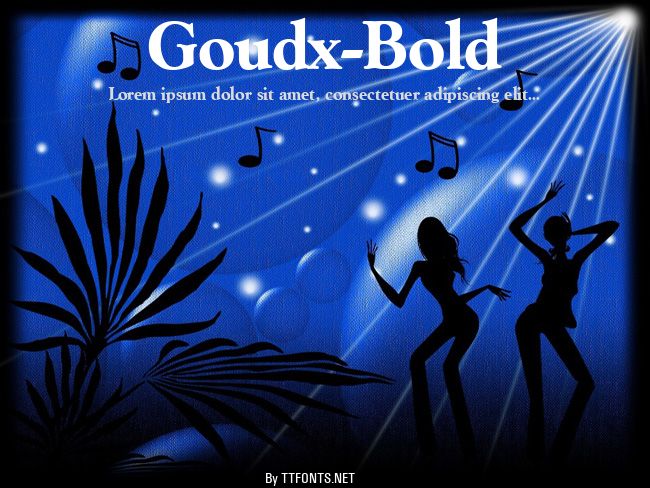 Goudx-Bold example