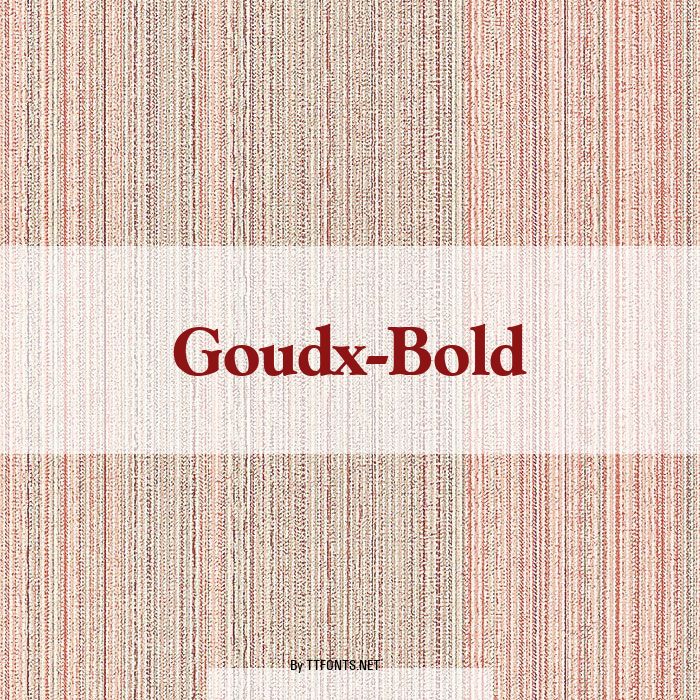 Goudx-Bold example