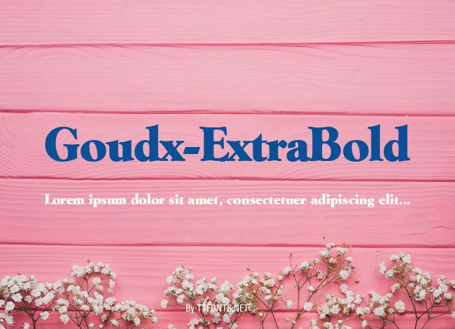 Goudx-ExtraBold example