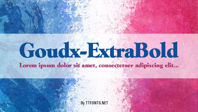 Goudx-ExtraBold example