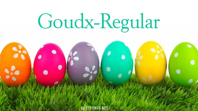 Goudx-Regular example