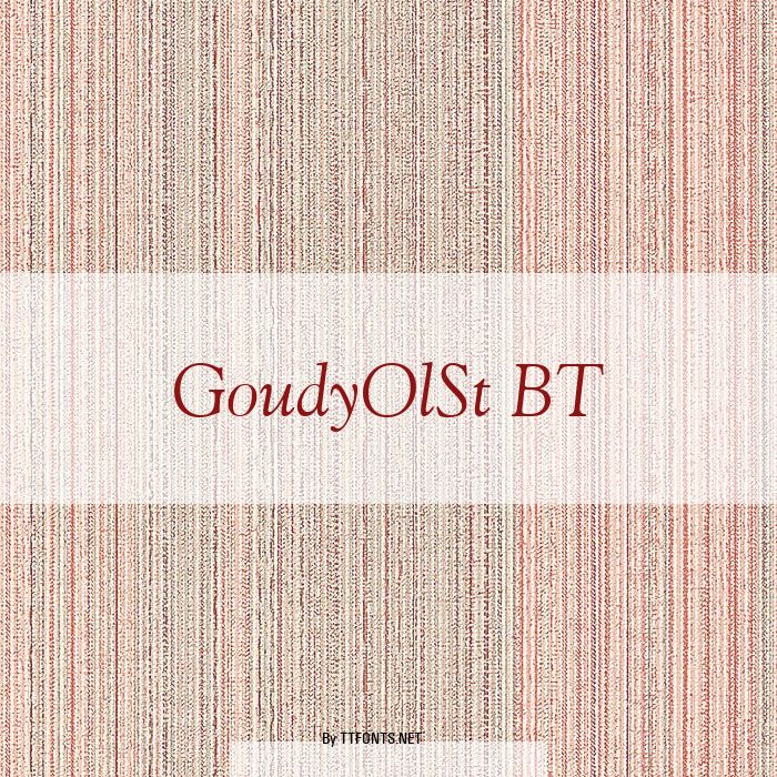 GoudyOlSt BT example