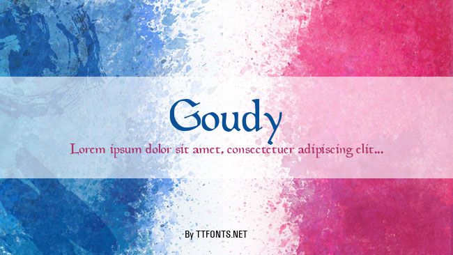 Goudy example