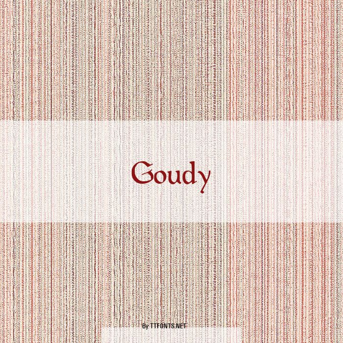 Goudy example