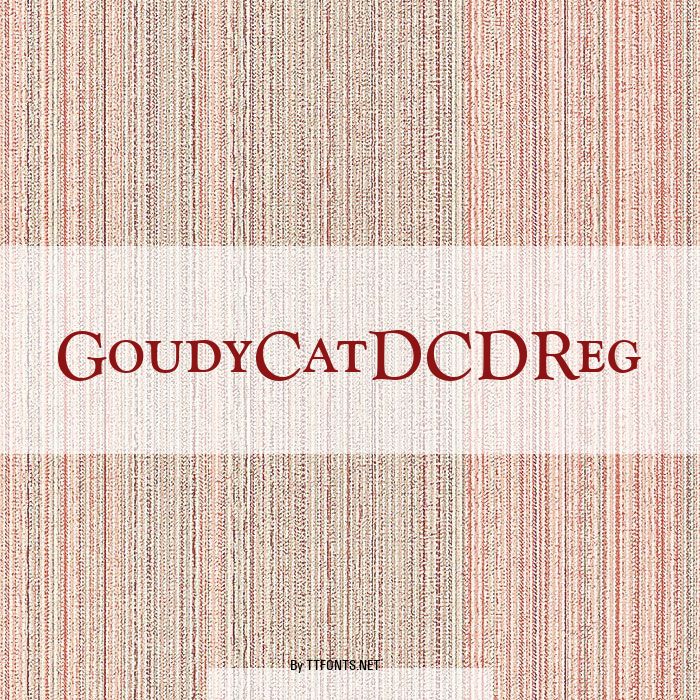 GoudyCatDCDReg example