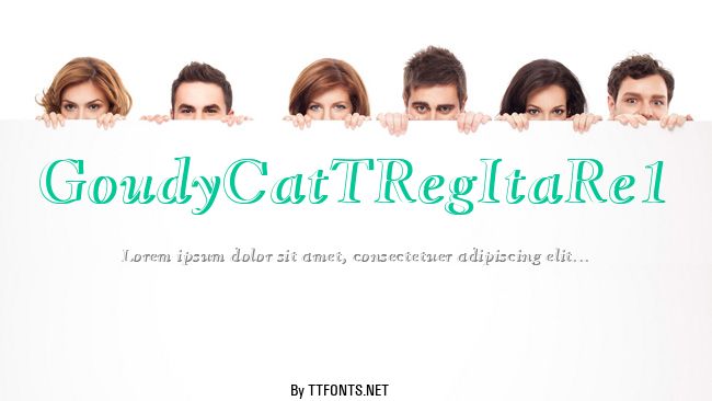 GoudyCatTRegItaRe1 example