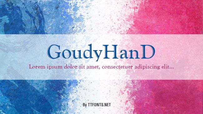 GoudyHanD example
