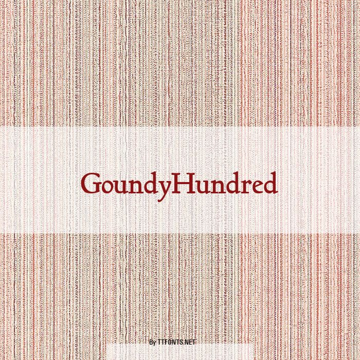 GoundyHundred example