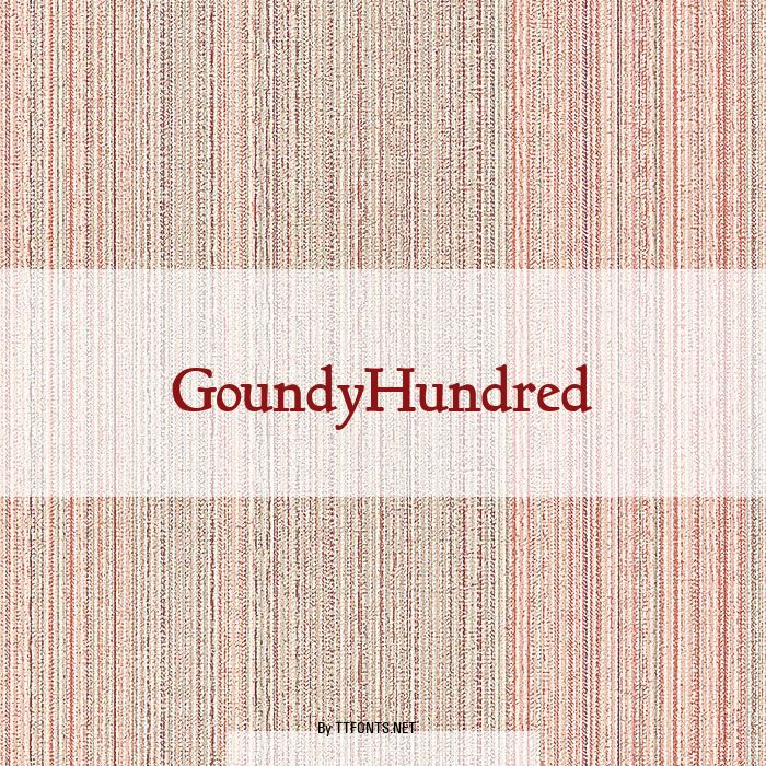 GoundyHundred example