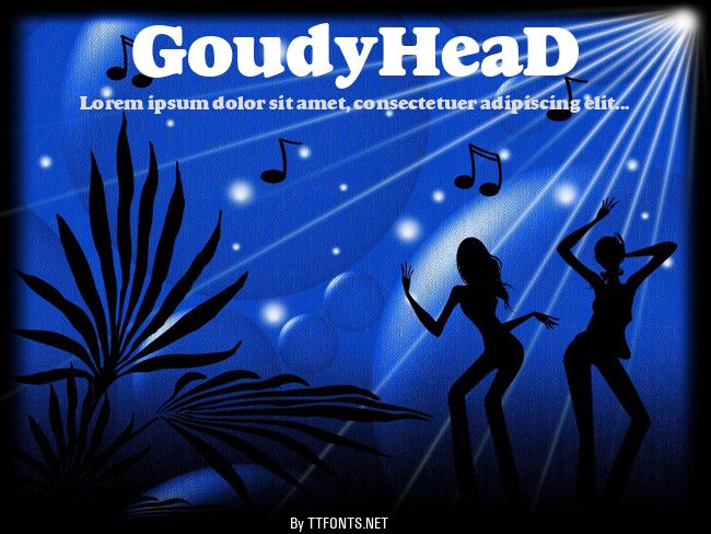 GoudyHeaD example