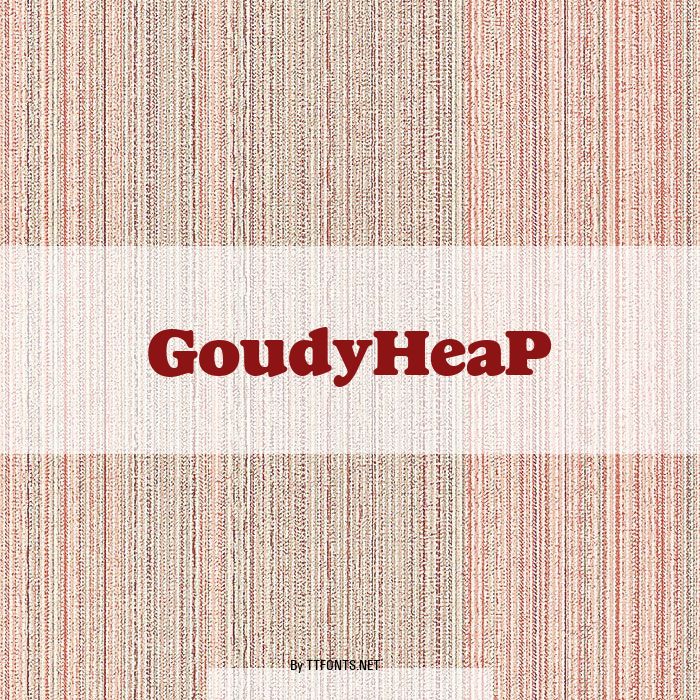 GoudyHeaP example