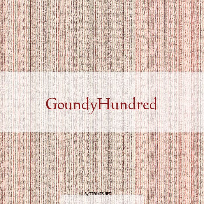 GoundyHundred example
