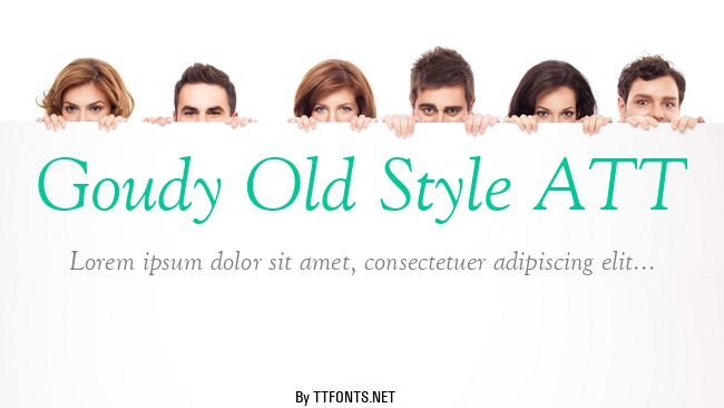 Goudy Old Style ATT example