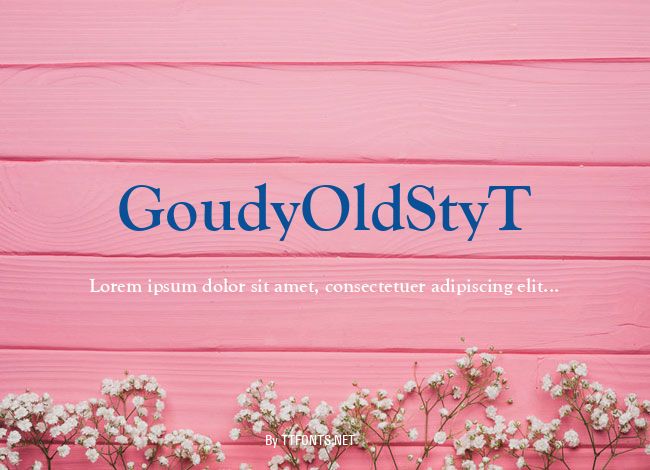 GoudyOldStyT example