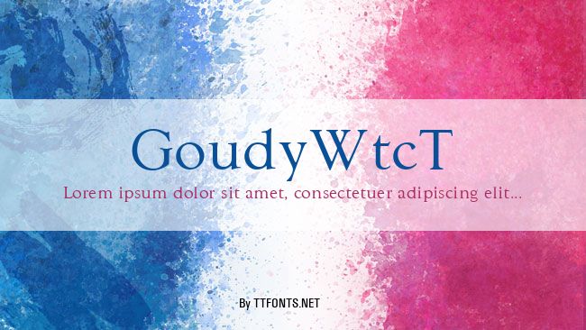 GoudyWtcT example