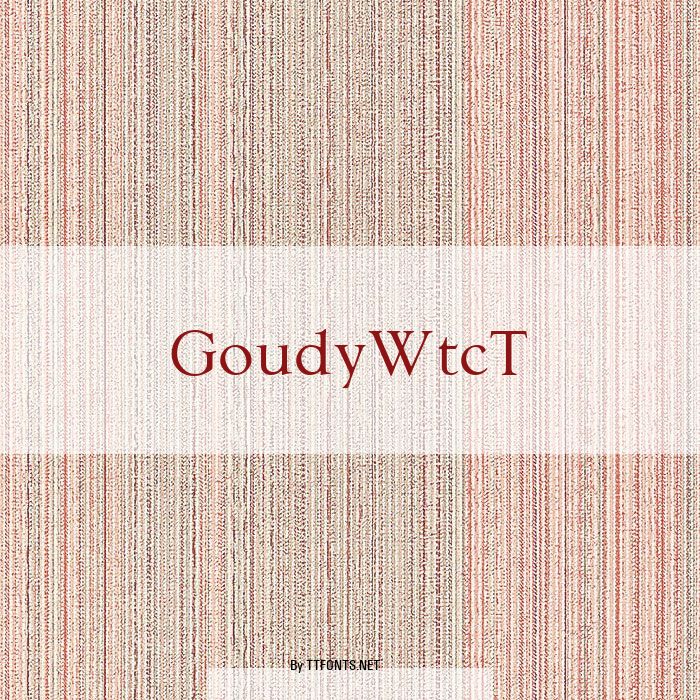 GoudyWtcT example