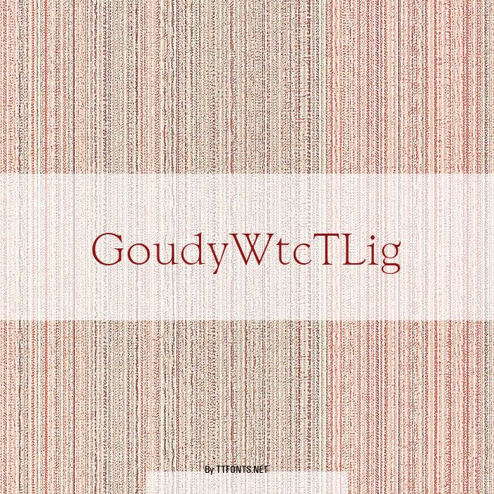 GoudyWtcTLig example