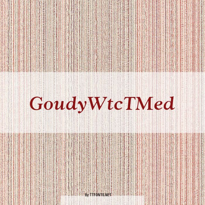 GoudyWtcTMed example