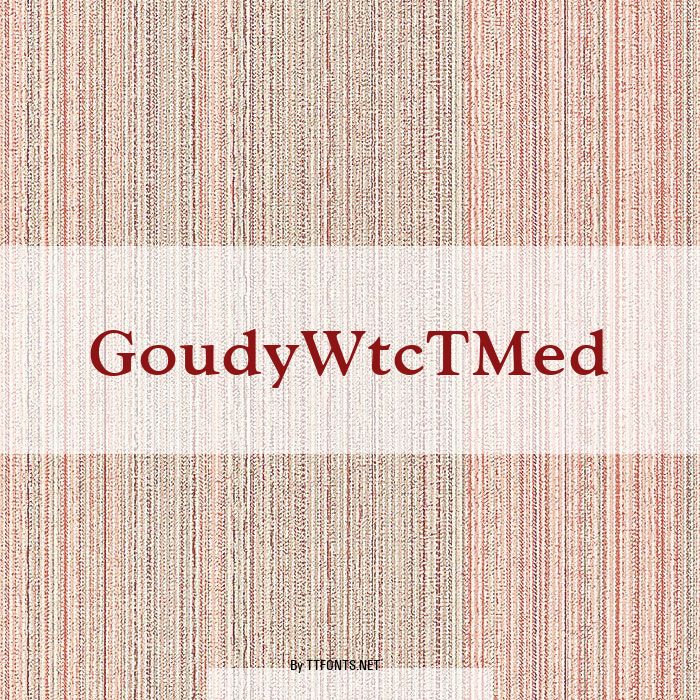 GoudyWtcTMed example