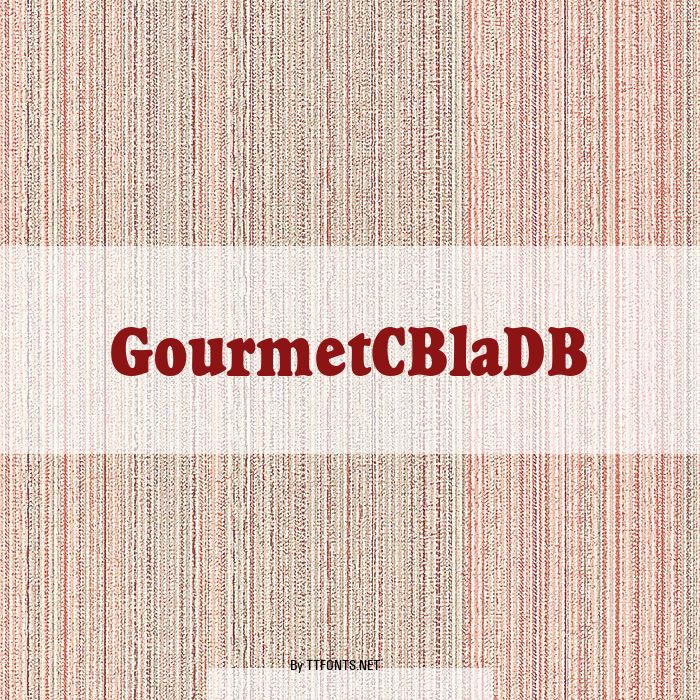 GourmetCBlaDB example