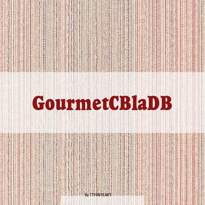 GourmetCBlaDB example