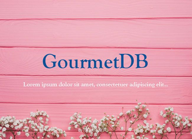GourmetDB example