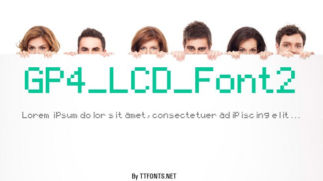 GP4_LCD_Font2 example