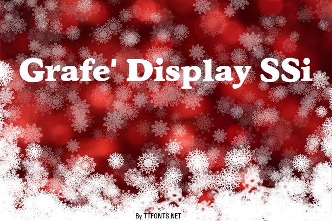 Grafe' Display SSi example
