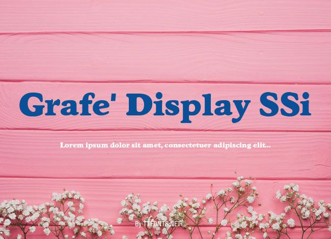 Grafe' Display SSi example