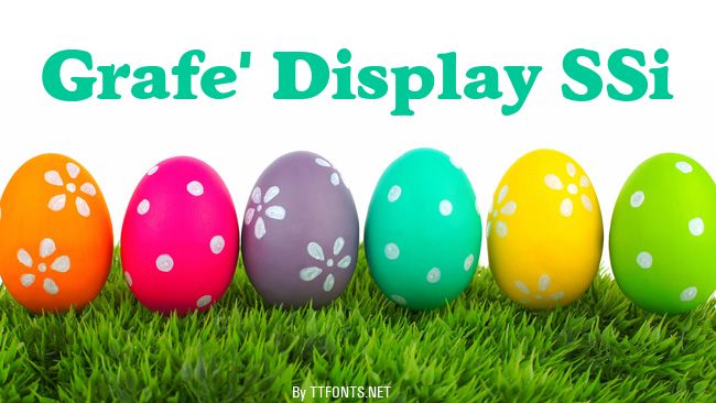 Grafe' Display SSi example