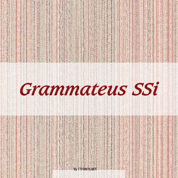 Grammateus SSi example