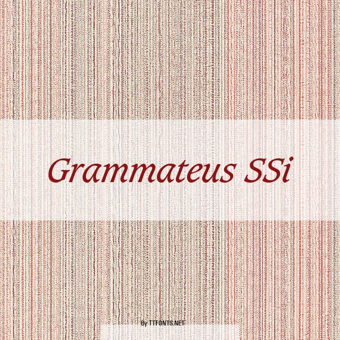 Grammateus SSi example