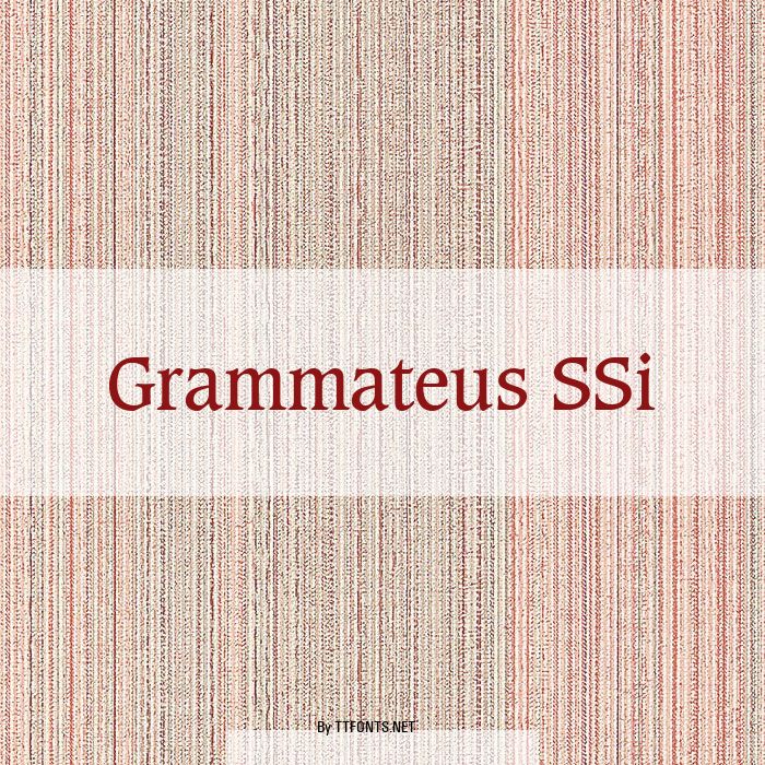 Grammateus SSi example