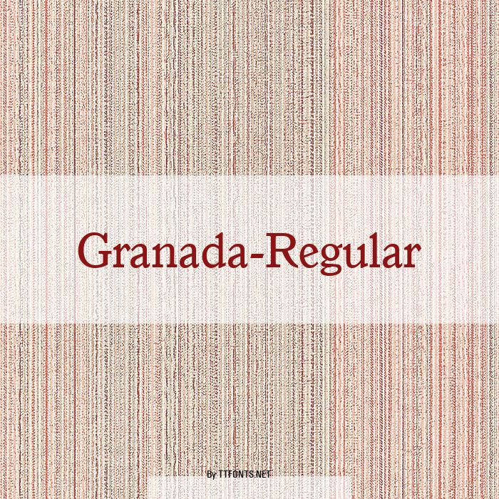 Granada-Regular example