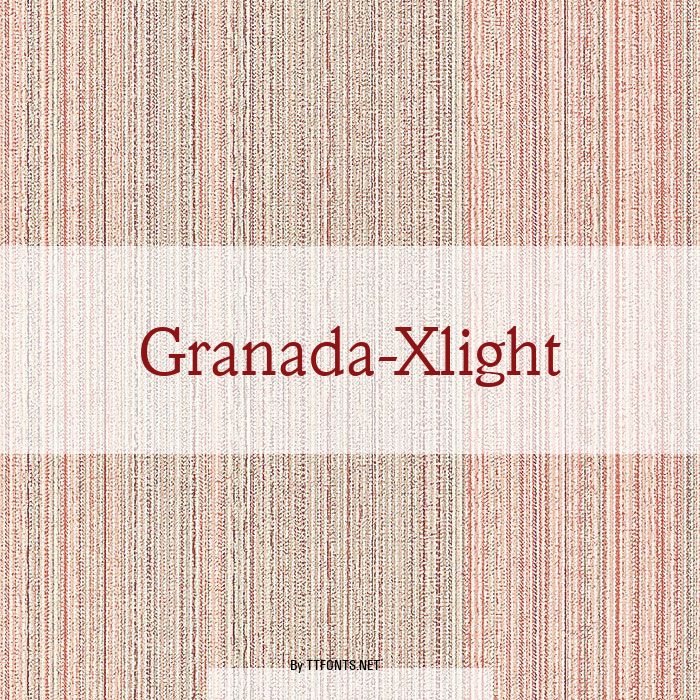 Granada-Xlight example