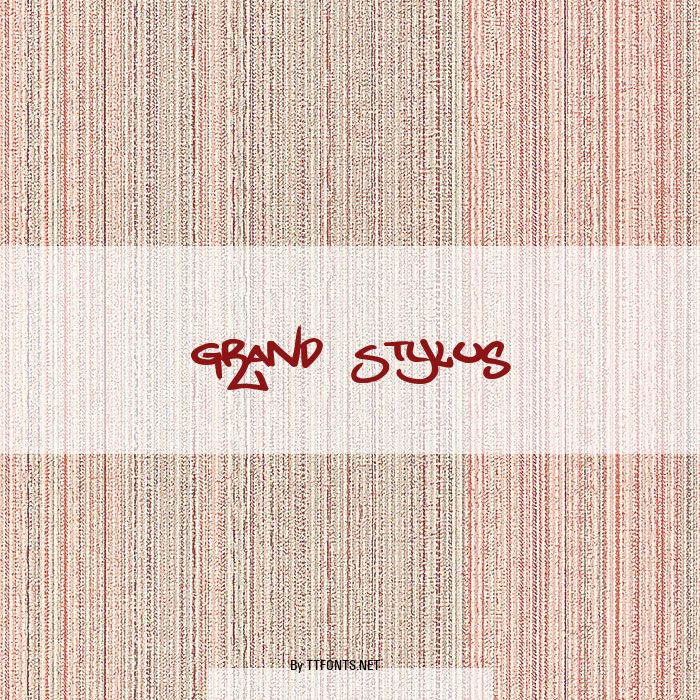 Grand Stylus example