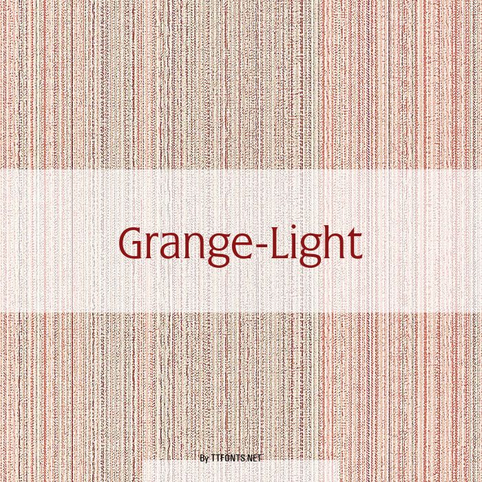 Grange-Light example