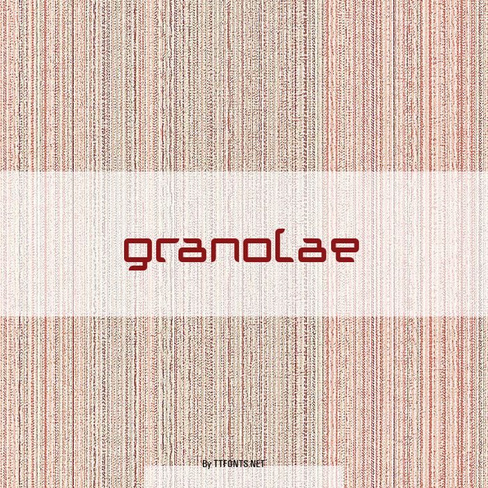 Granolae example
