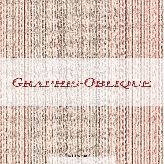 Graphis-Oblique example