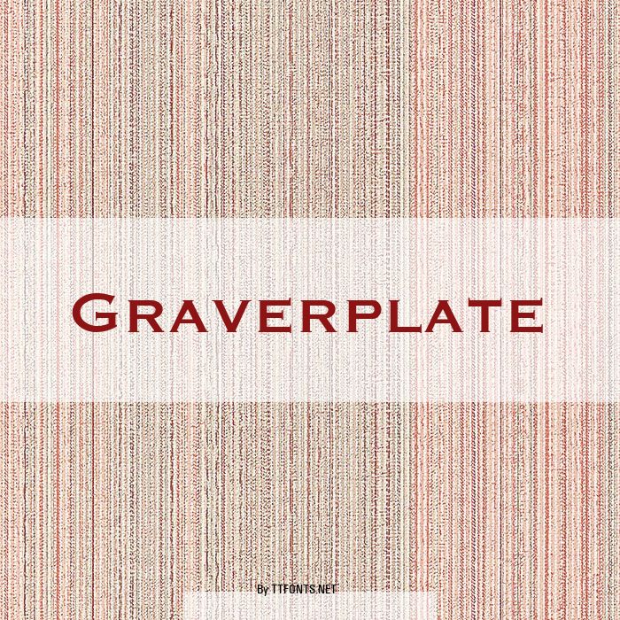 Graverplate example