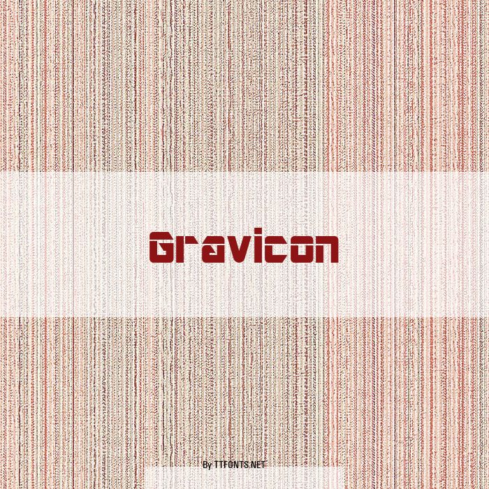 Gravicon example