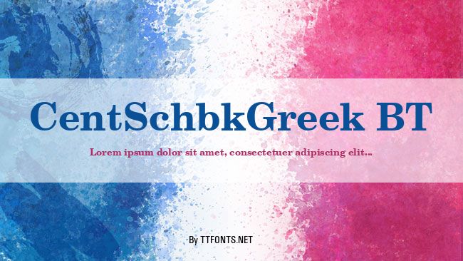 CentSchbkGreek BT example