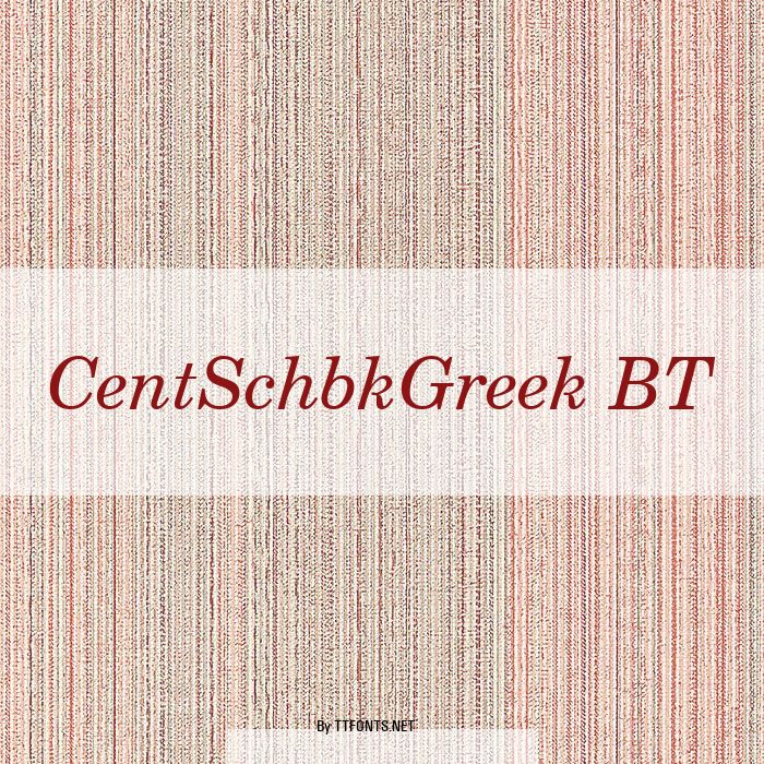 CentSchbkGreek BT example